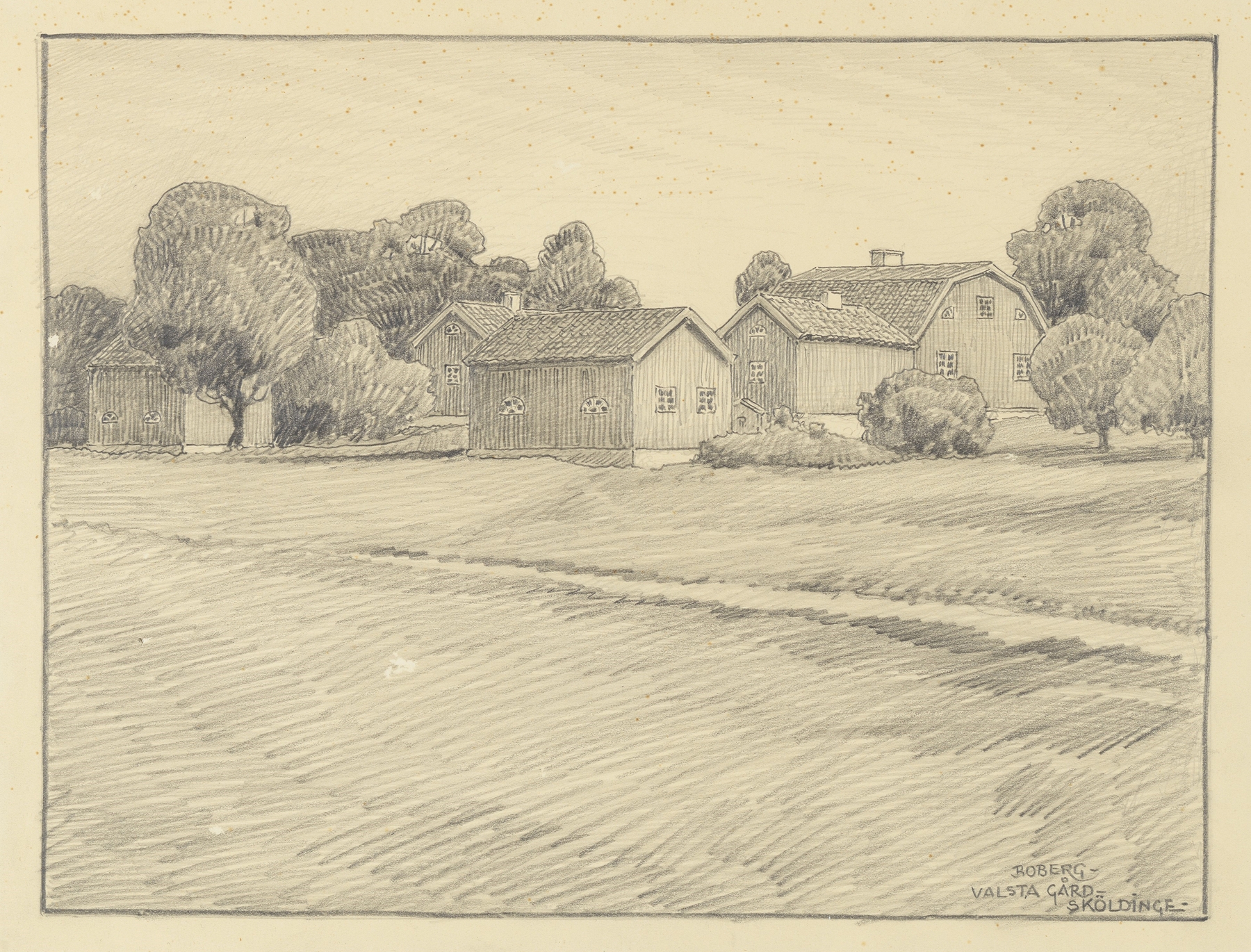 Valsta Gård, by Ferdinand Boberg, public domain