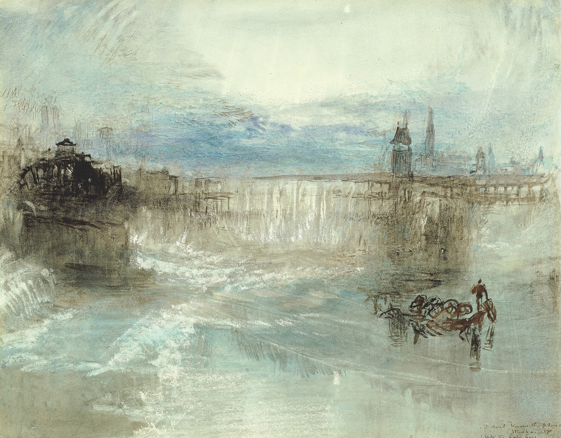 View of Lucerne by Joseph Mallord William Turner, oil painting