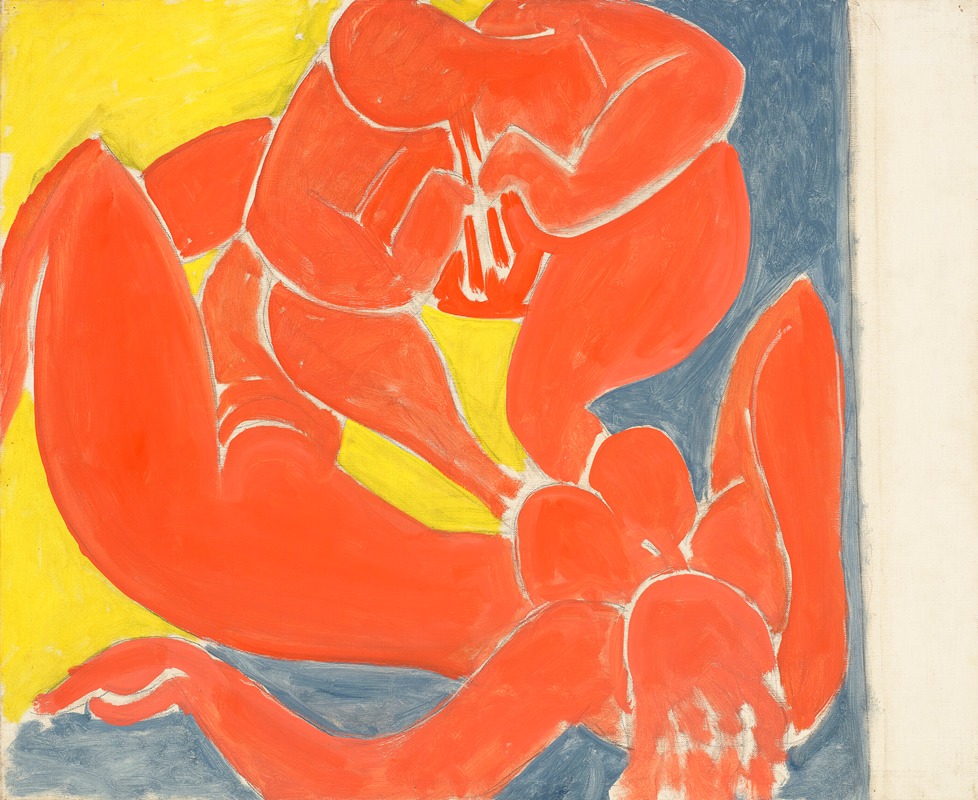 Henri Matisse's 'Nymphe et faune rouge' features vibrant colors and mythical figures.