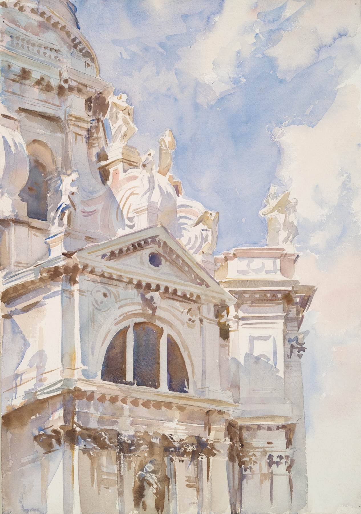 The Salute, Venice, by John Singer Sargent, public domain