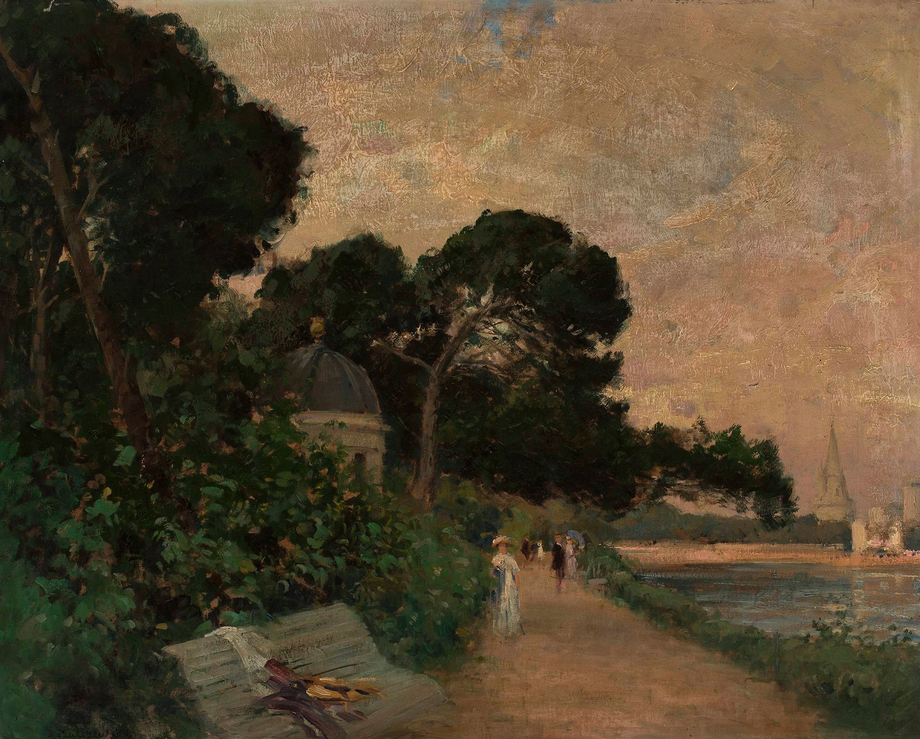 Landscape, by Jacek Malczewski, public domain