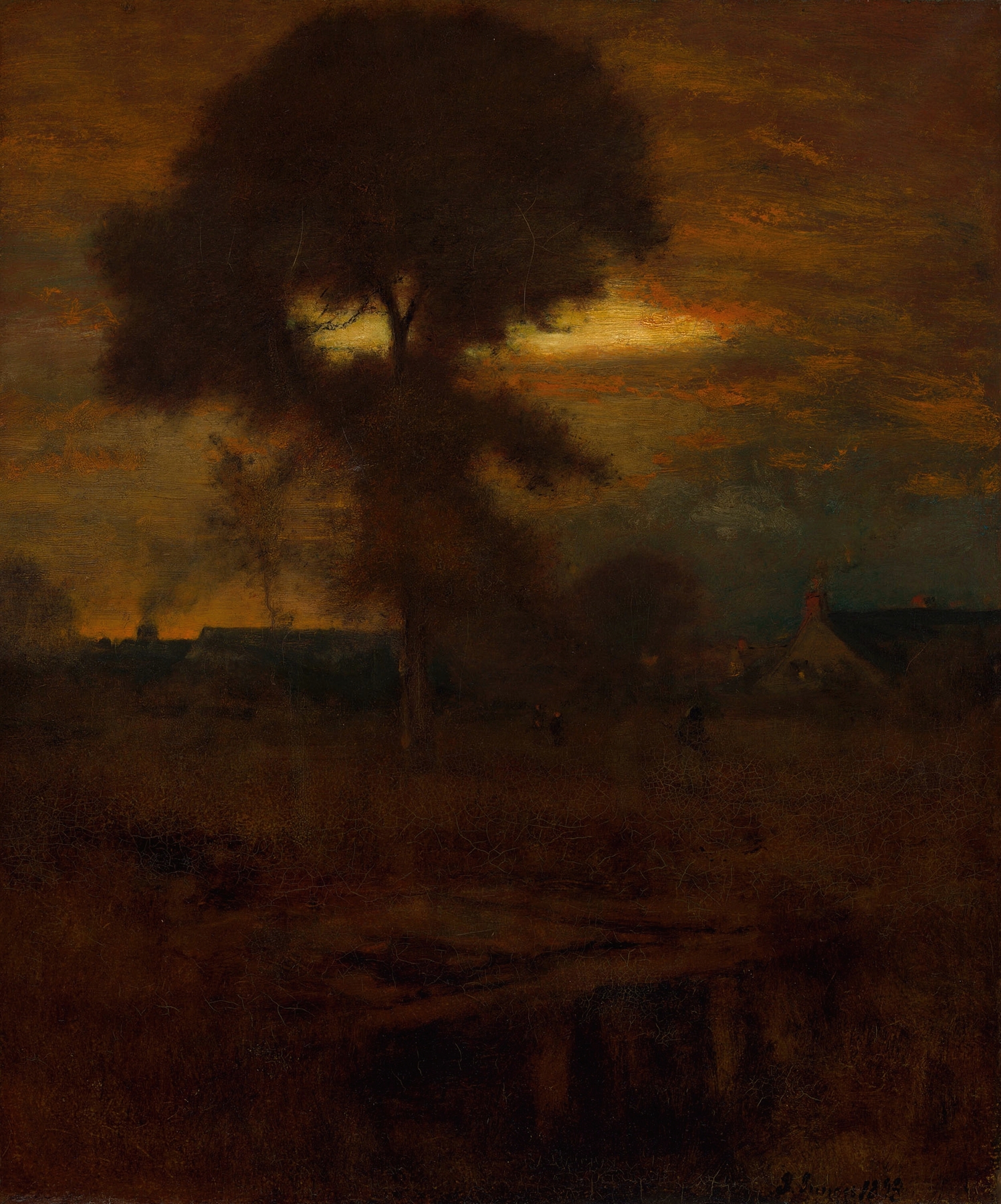 Afterglow, by George Inness, public domain