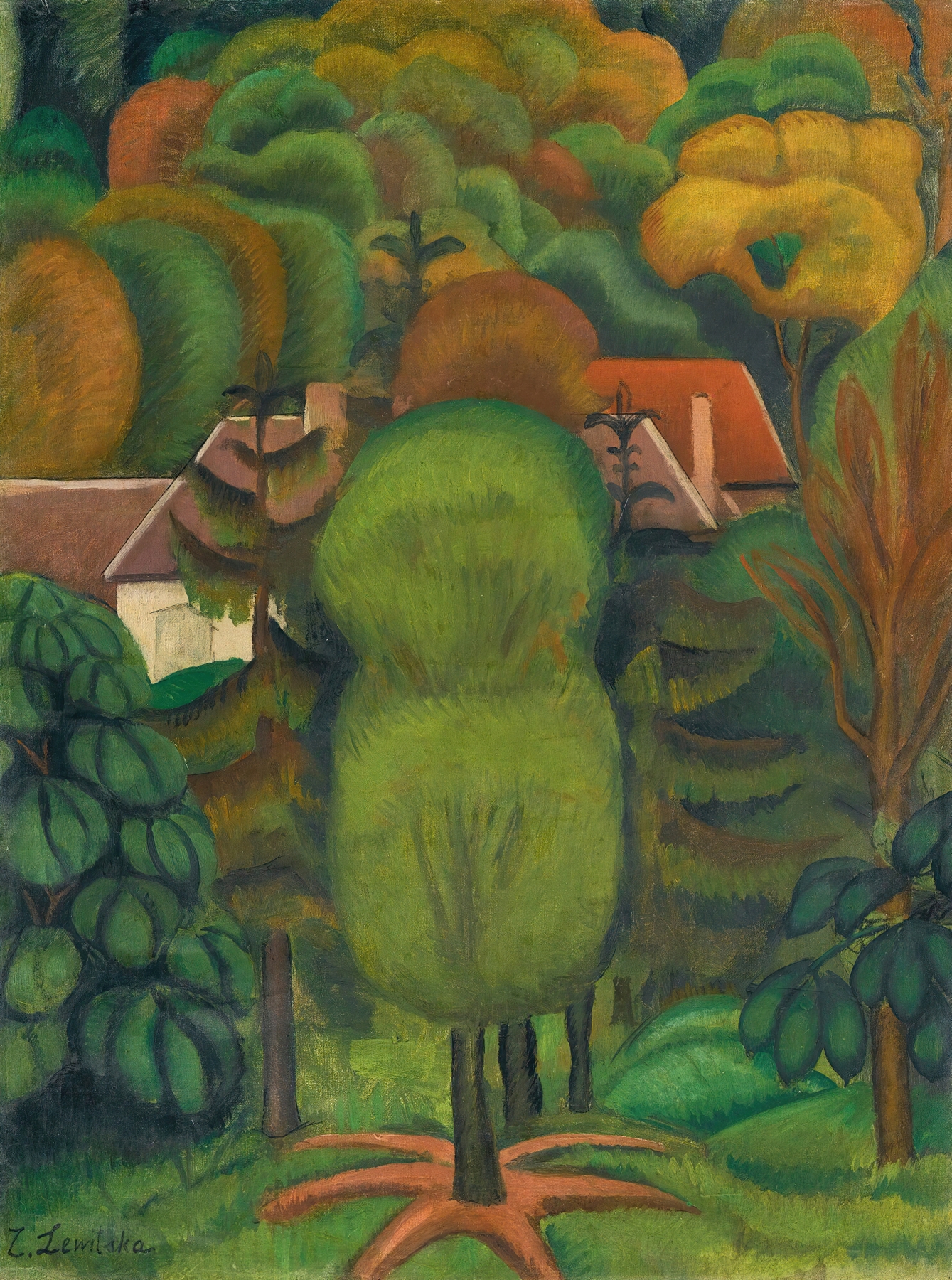 The Garden, by Sonia Lewitska, public domain