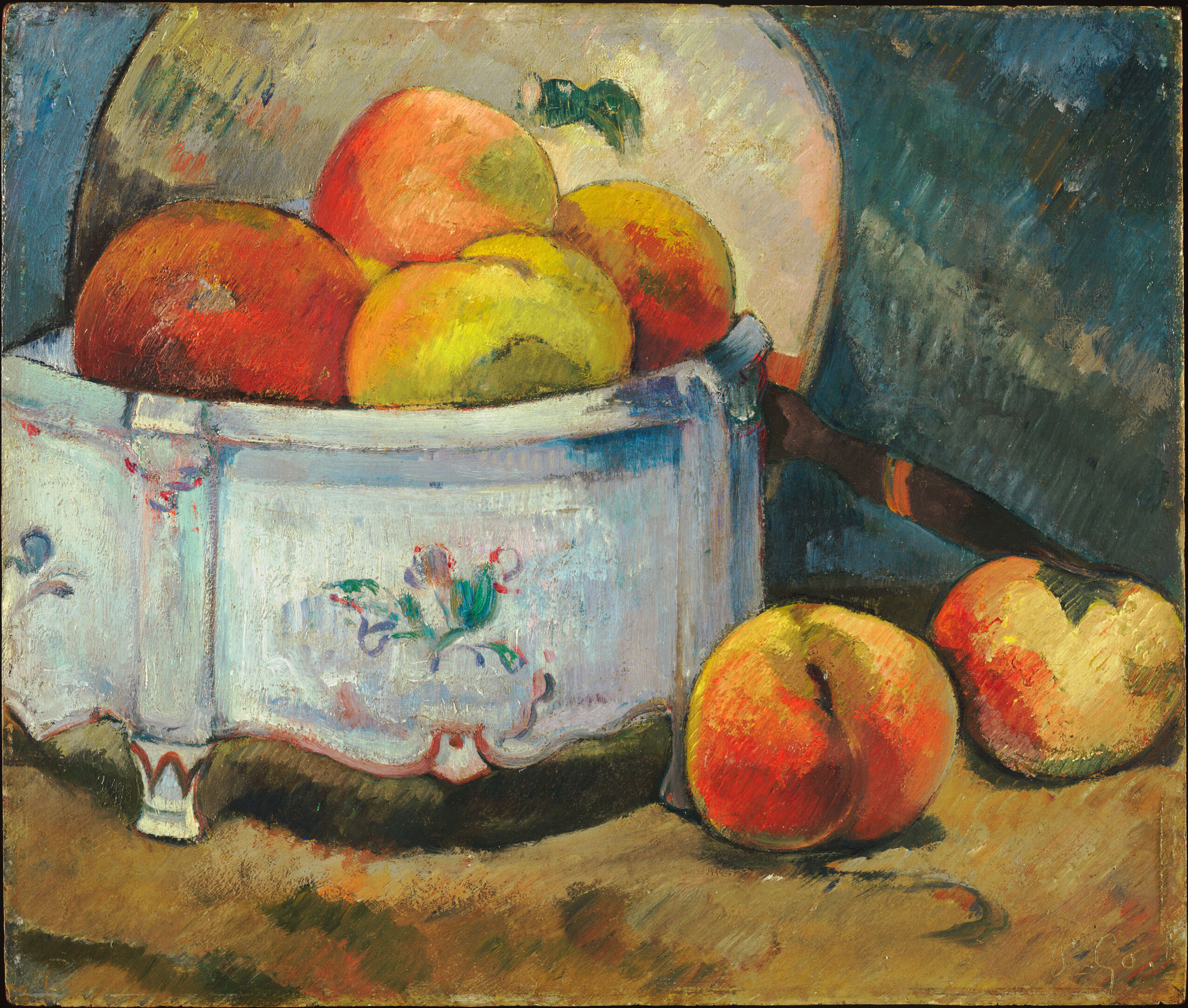Still Life with Peaches, by Paul Gauguin, public domain