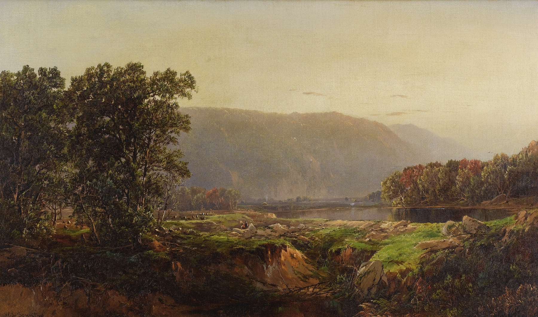 Landscape of the White Mountains by William Louis Sonntag, oil painting