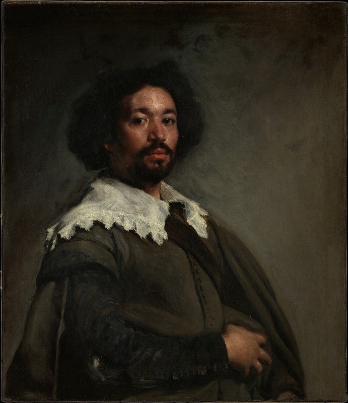 This painting depicts Juan de Pareja, a notable figure in Velázquez's life.