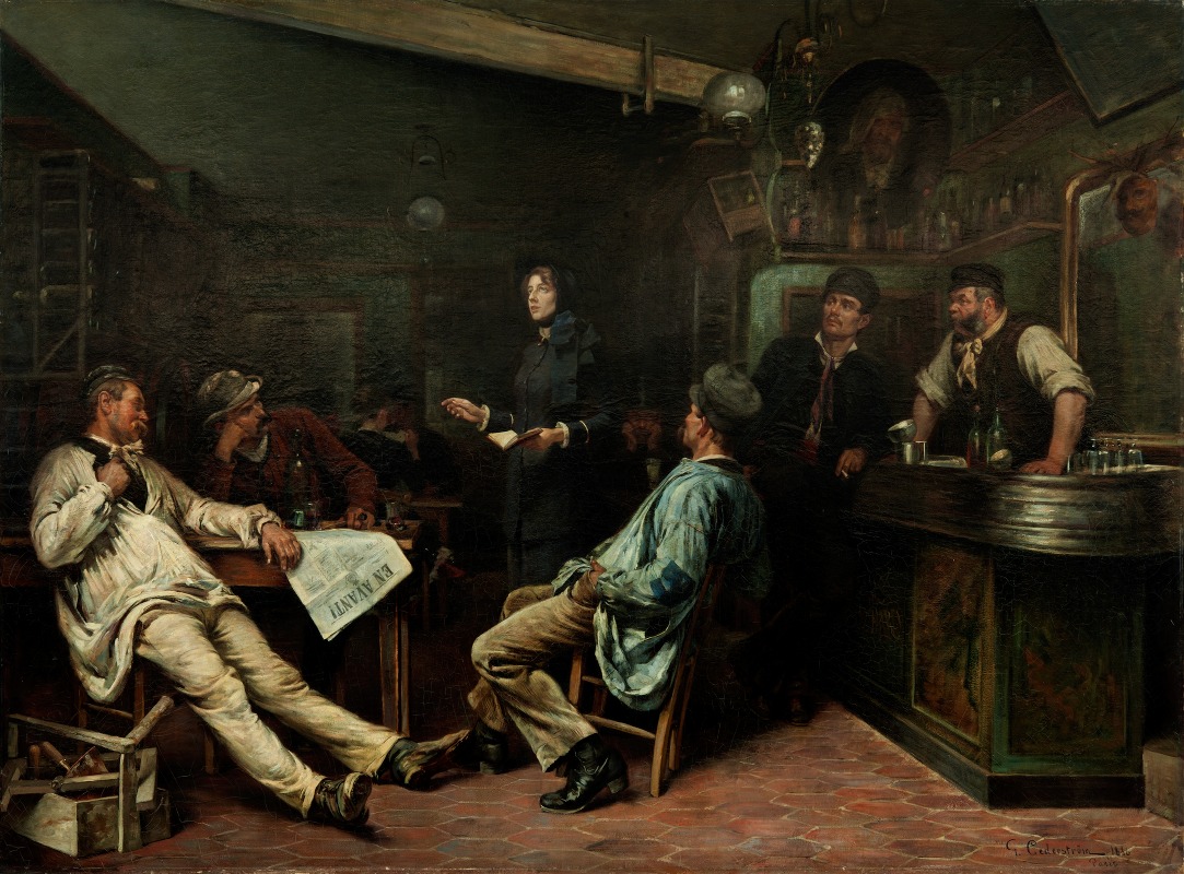 The Salvation Army, Miss Booth visiting a Paris Tavern