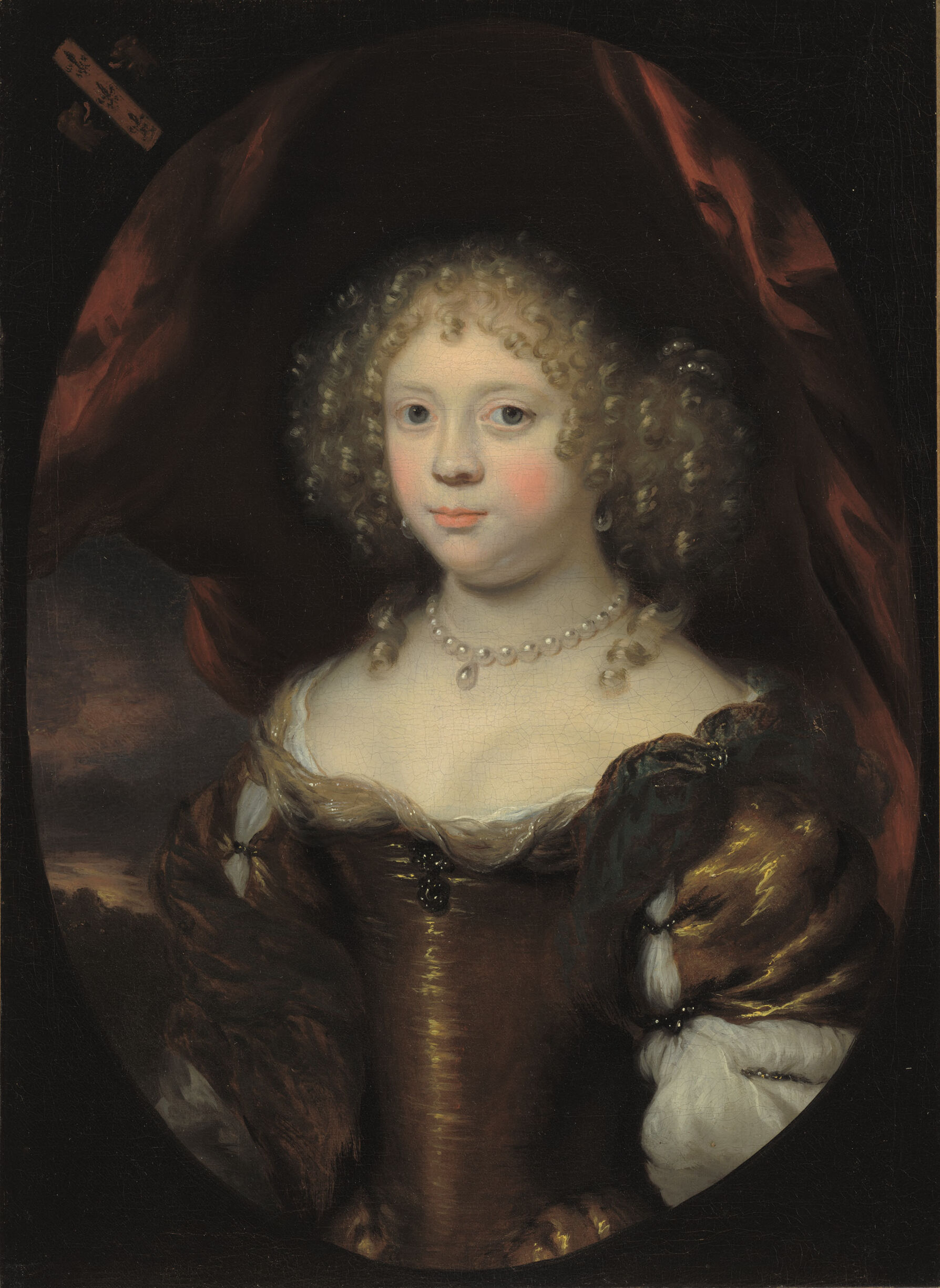 Portrait of a woman by Nicolaes Maes, oil on canvas, 17th century