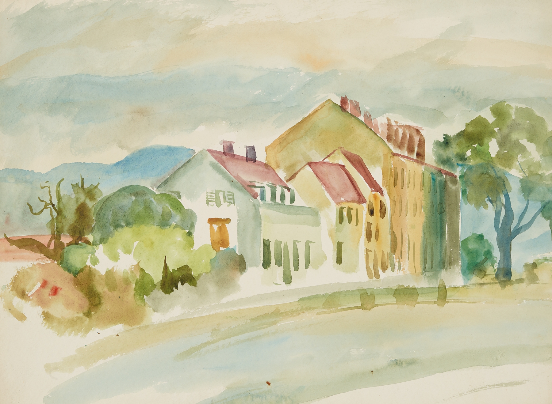 Körösistraße, by Anny Dollschein, public domain