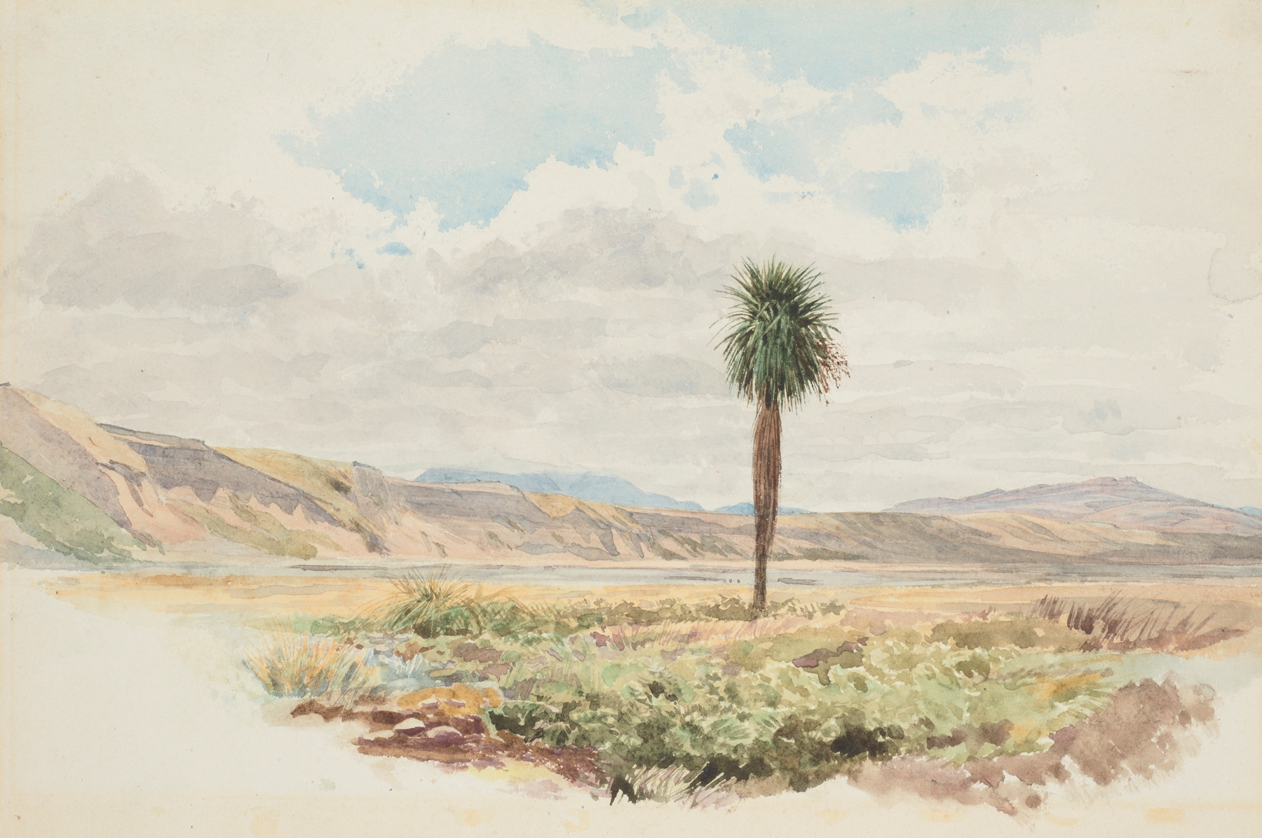 Landscape of Valley of the Mason by James Crowe Richmond, oil painting
