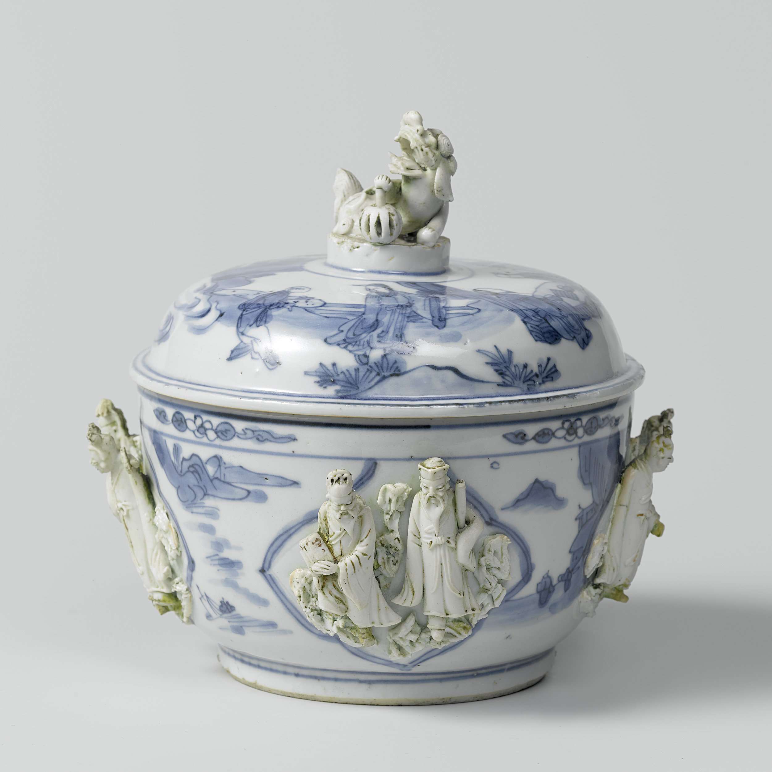 Lidded Pot, by Unknown Artist, public domain