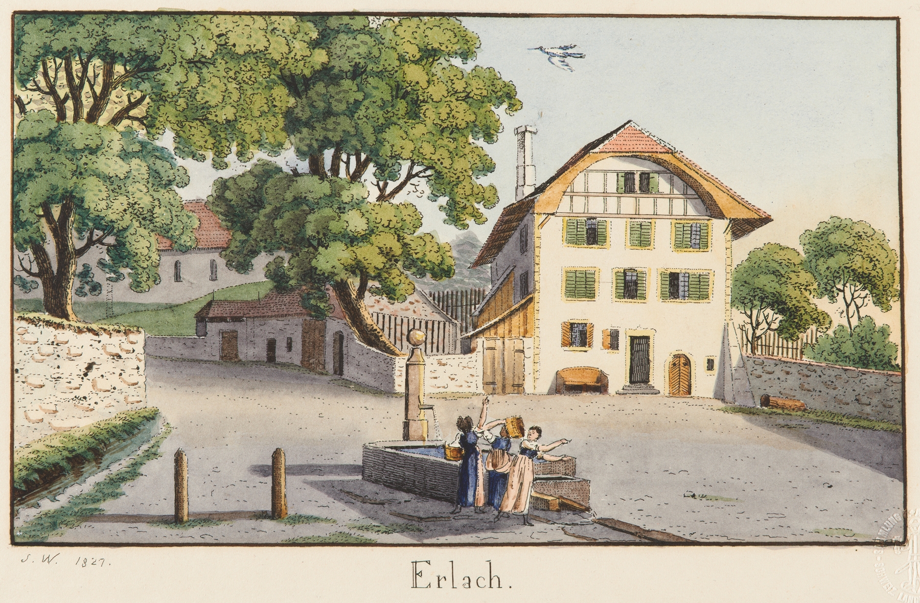 Erlach by Jakob Samuel Weibel, figurative artwork capturing emotion and light