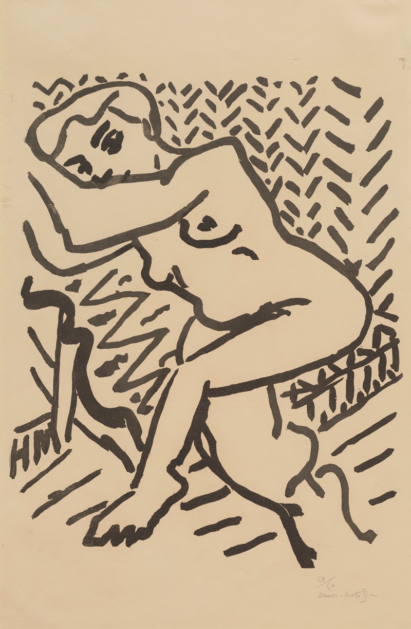 Henri Matisse's 'Seated Nude' showcases a figure in a vibrant and simplified form.