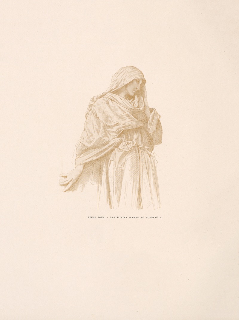 Ètude pour les saintes femmes an tombeau by William Bouguereau