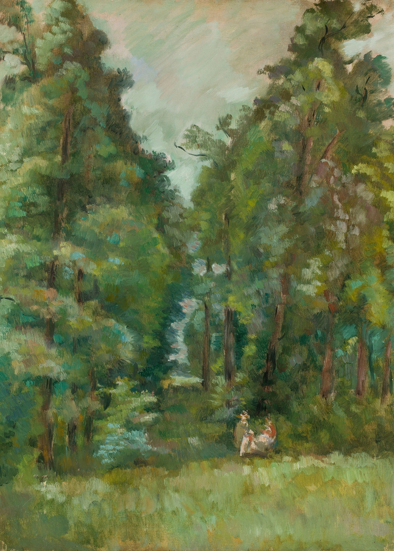Park w Jarłoni, by Wacław Wąsowicz, public domain