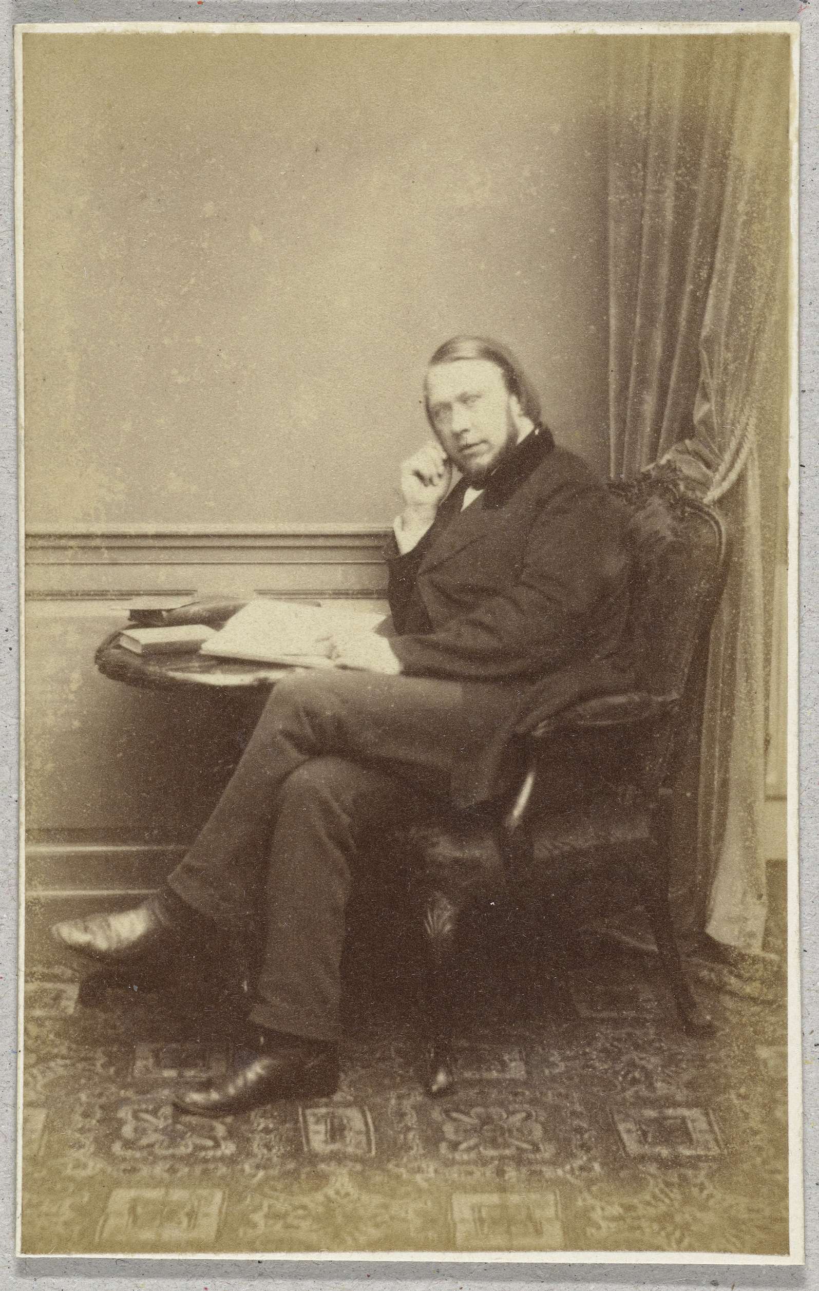 Portret van Johannes Verhulst, by Maurits Verveer, public domain