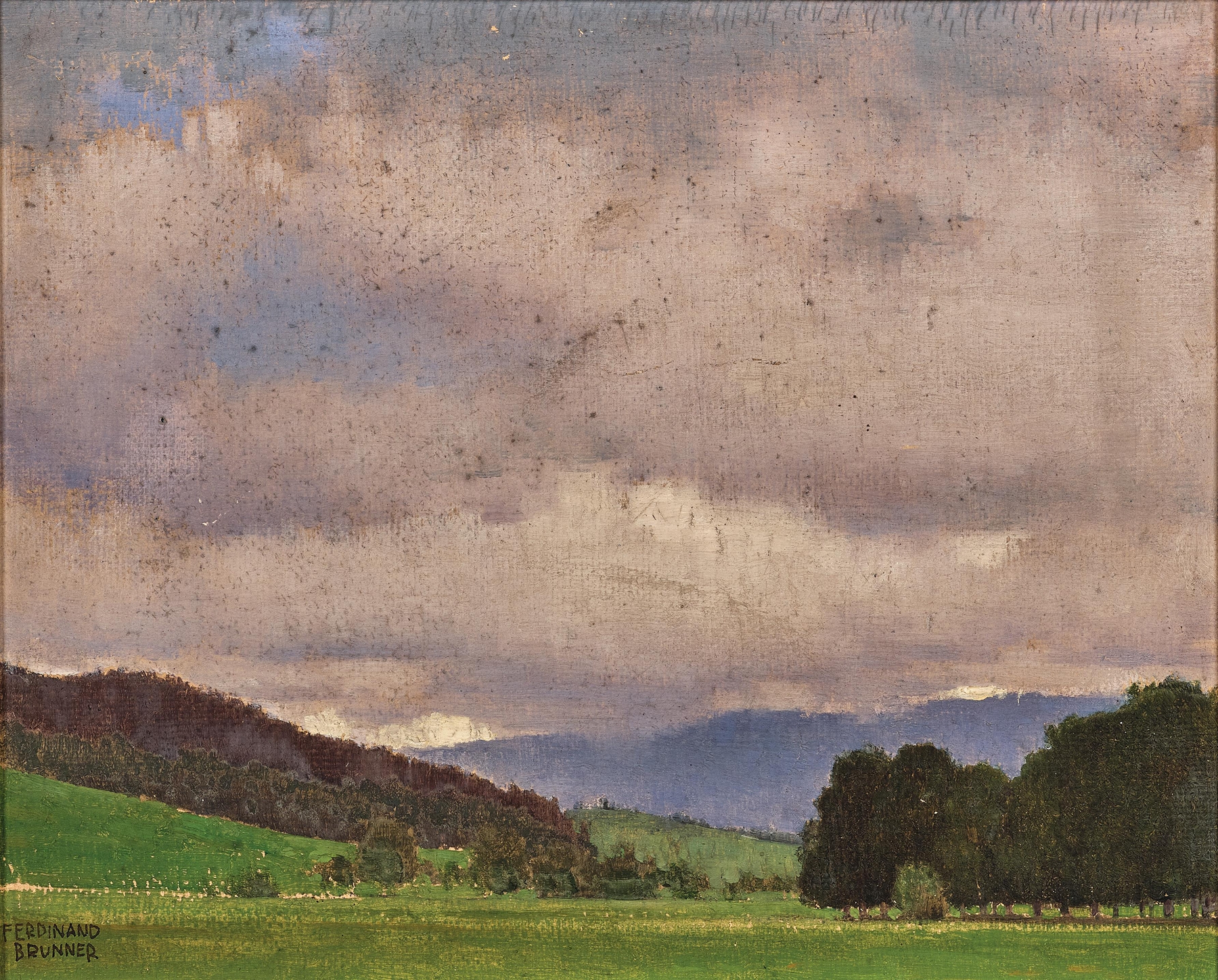 Landschaft in Niederösterreich, by Ferdinand Brunner, public domain