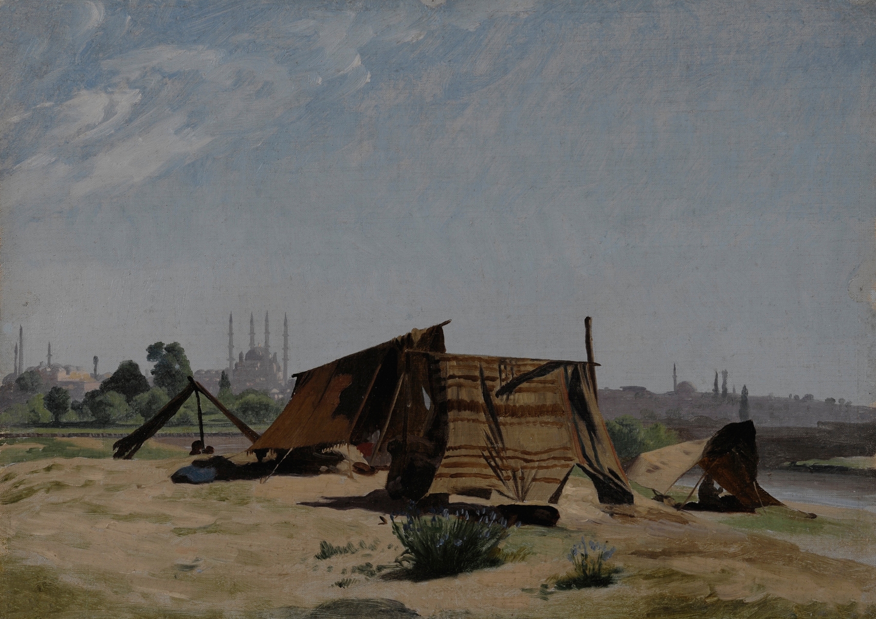 An Encampment before Constantinople, by Jean-Léon Gérôme, public domain
