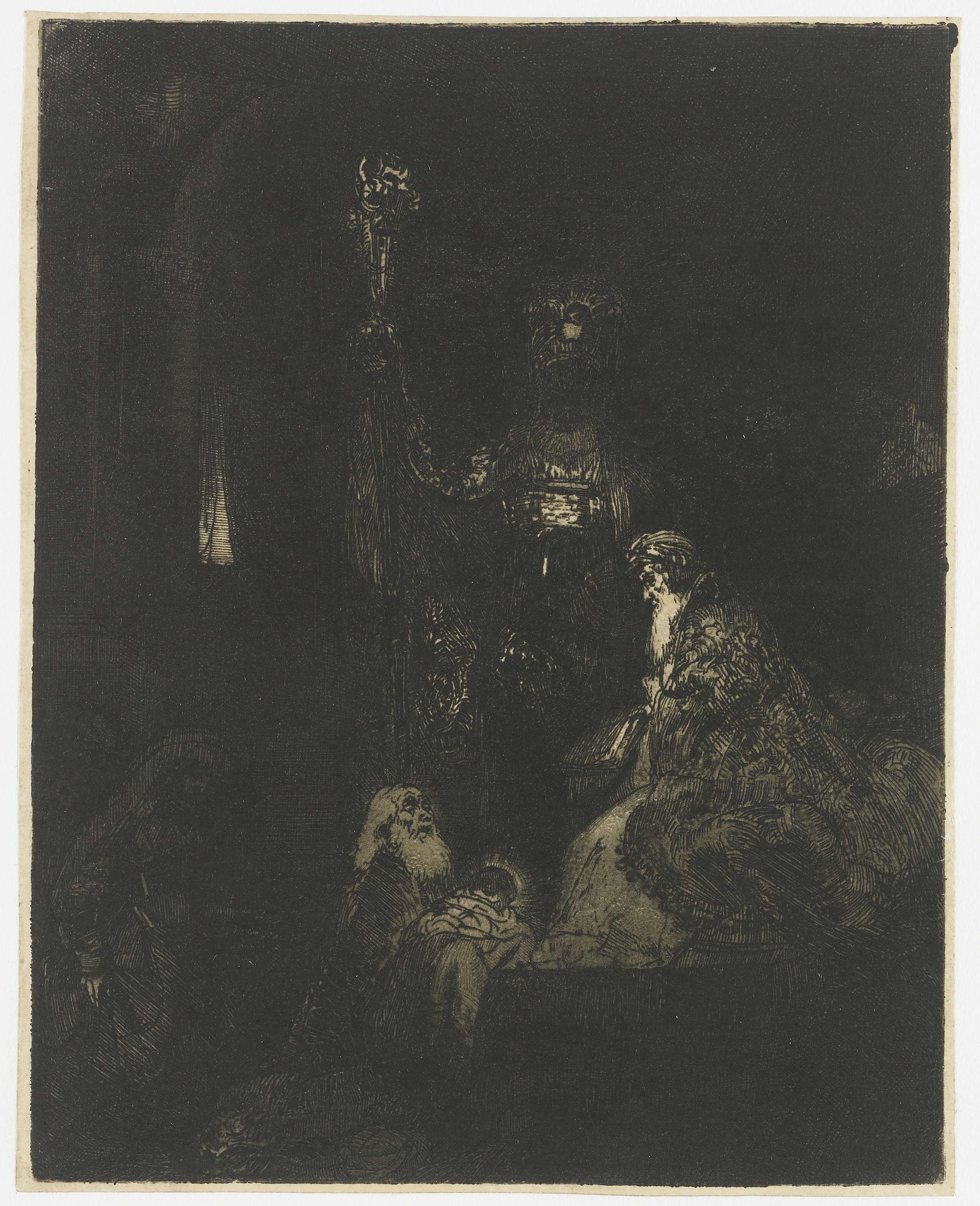 The Presentation in the Temple, by Rembrandt van Rijn, public domain