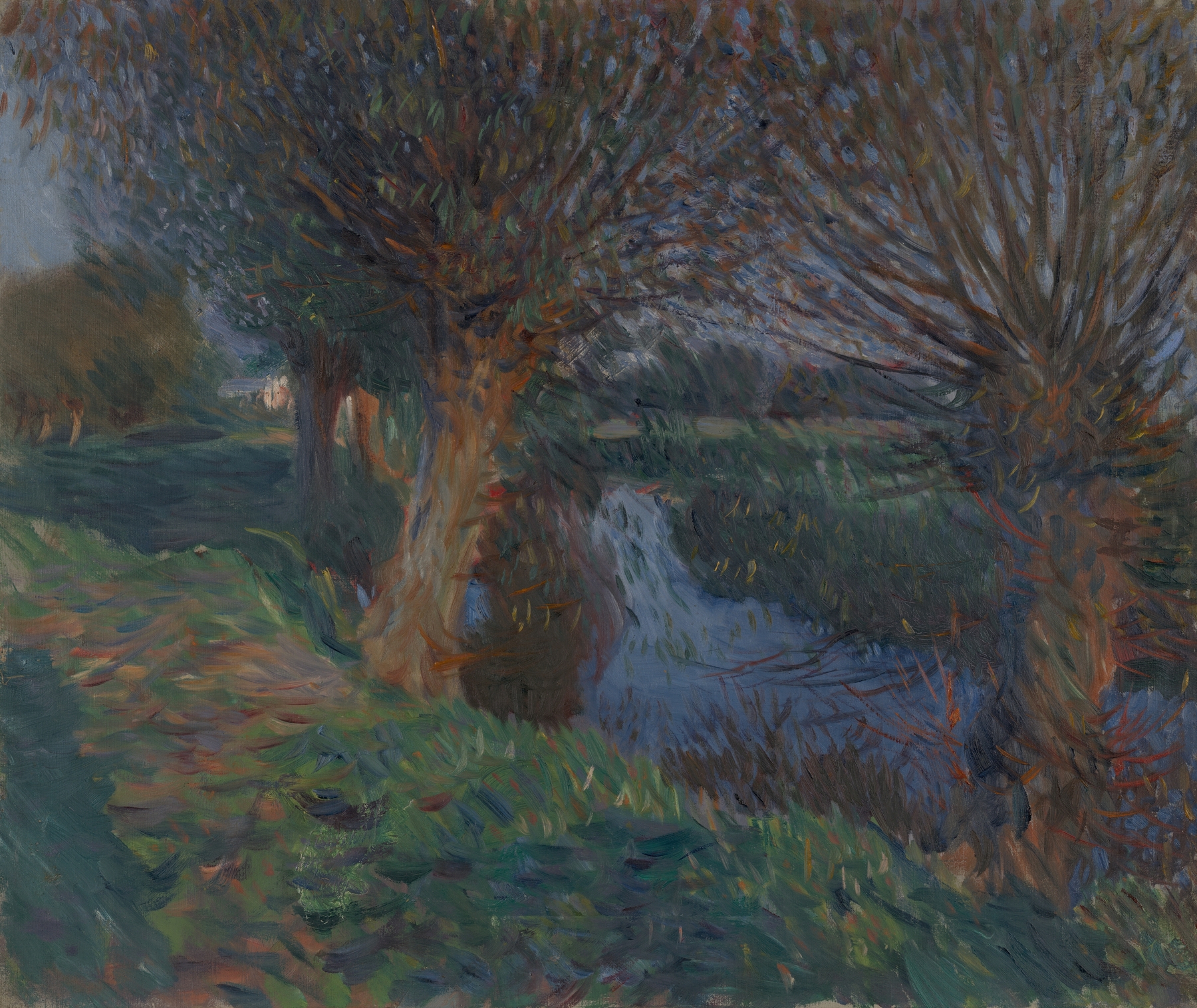Figurative scene in a garden, oil painting by John Singer Sargent