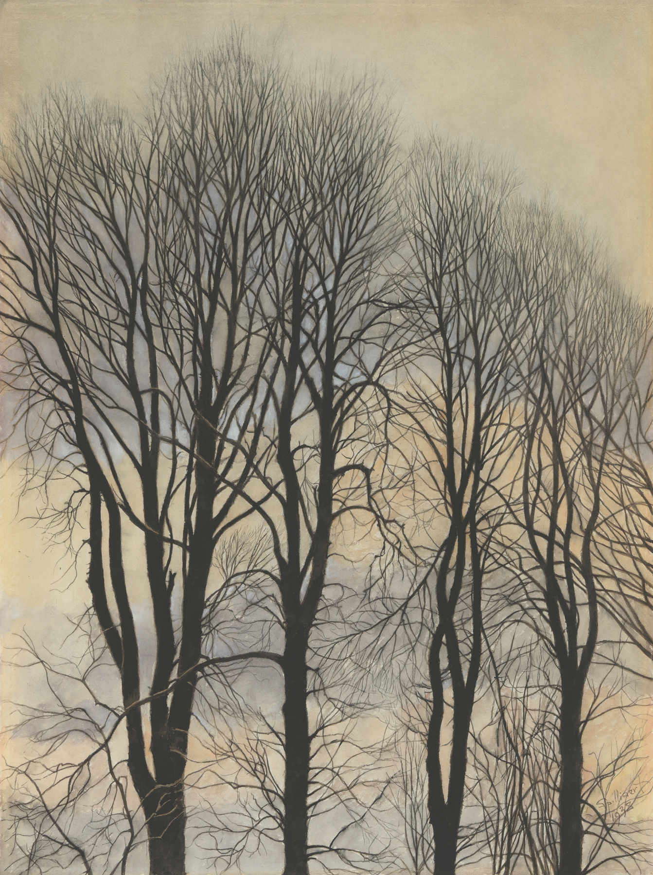 Arbre et Ciel, by Léon Spilliaert, public domain