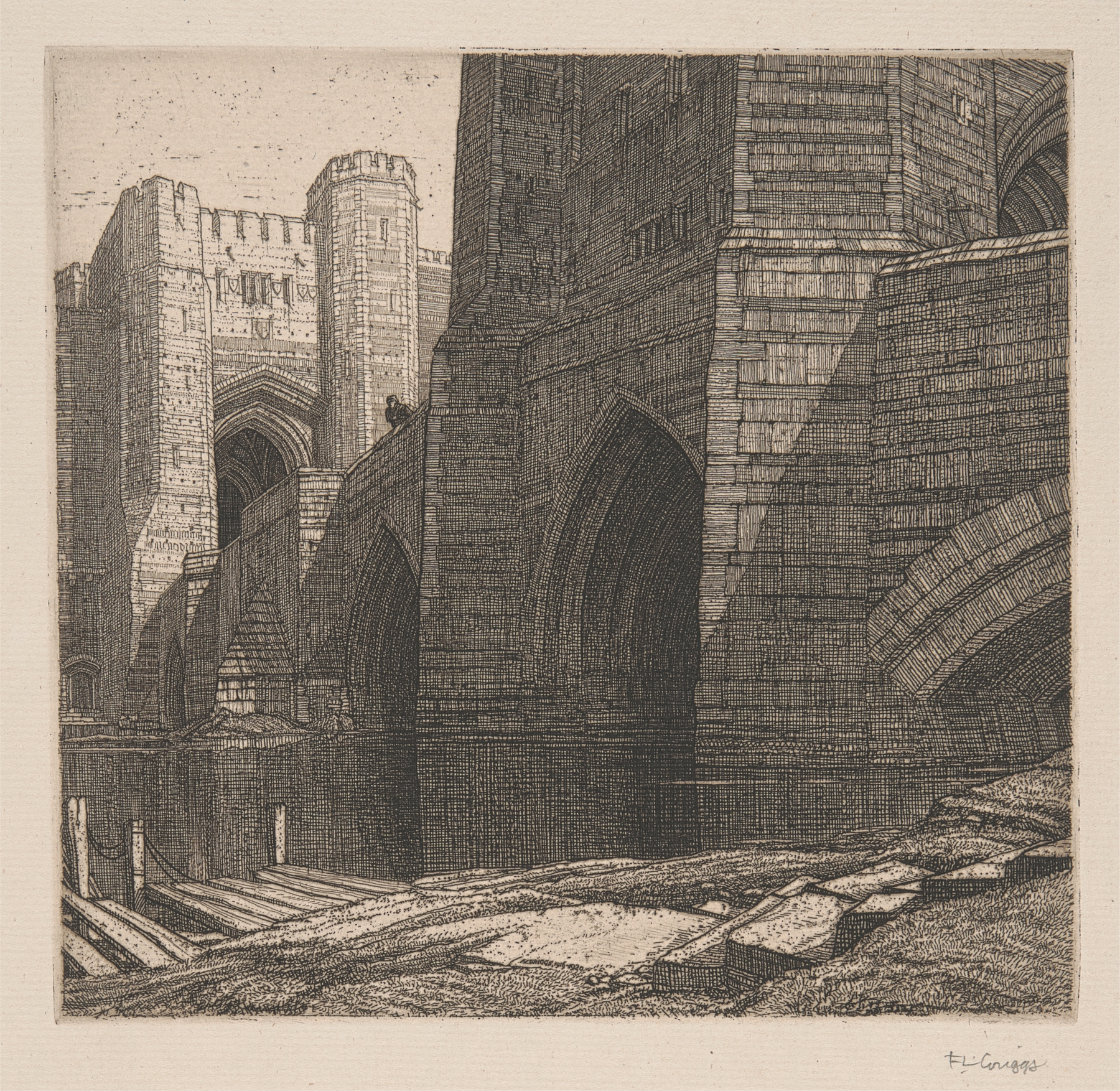 The Barbican by Frederick Landseer Maur Griggs, modernism, architecture