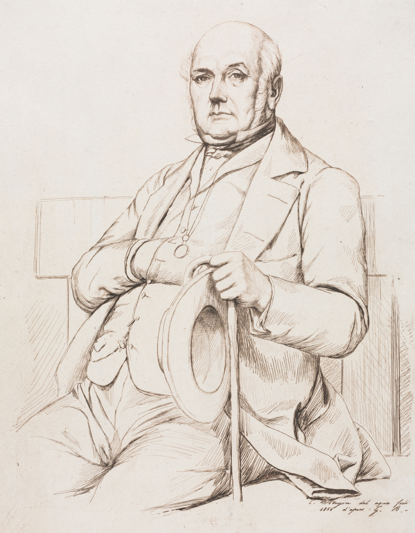 Casimir le Conte, after Boulanger, by Charles Meryon, public domain