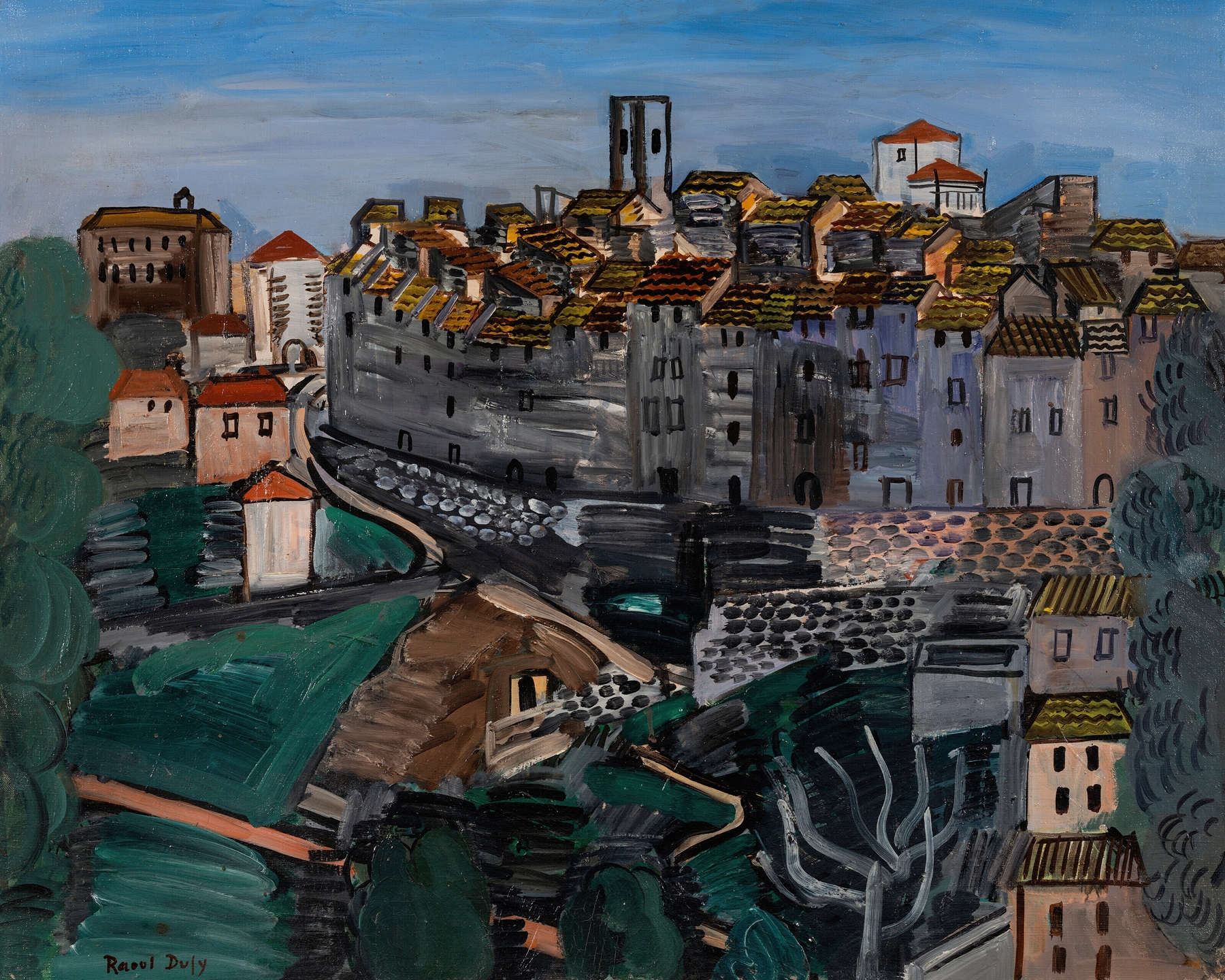 Vence, by Raoul Dufy, public domain
