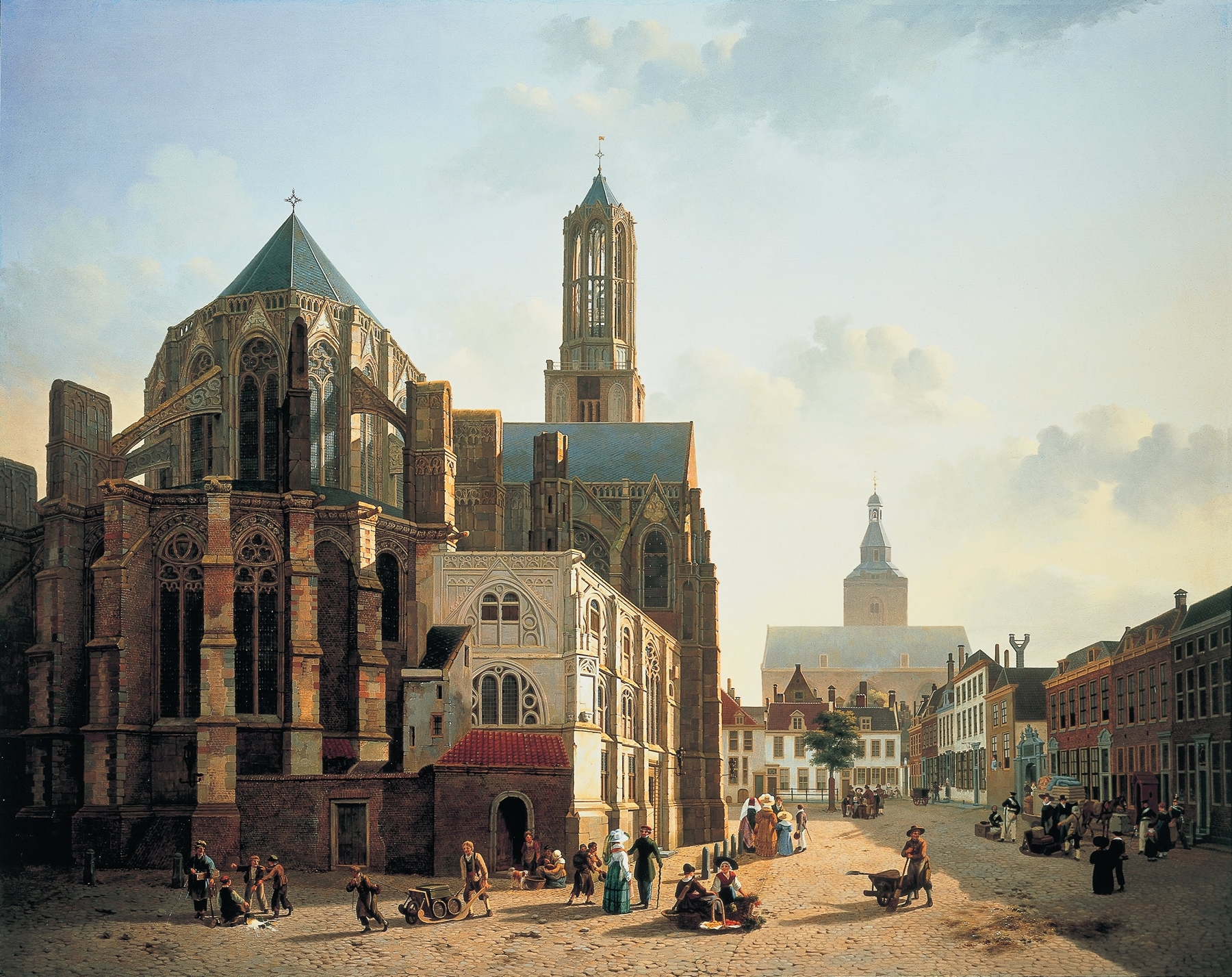 Gothic architecture of Utrecht Cathedral by Jan Hendrik Verheijen