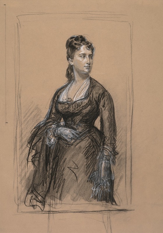 A captivating portrait of a woman by Isidore Pils.