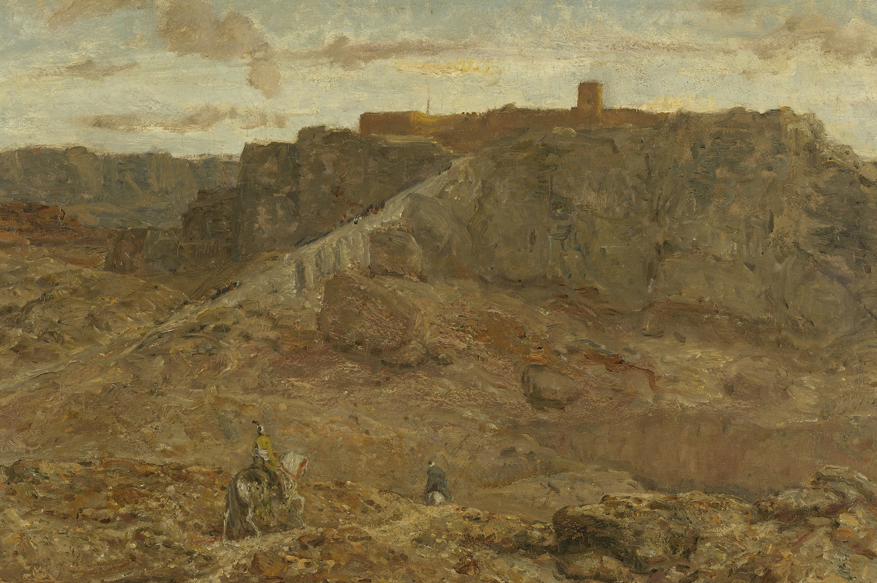 Mountainous Landscape in Egypt, by Marius Bauer, public domain