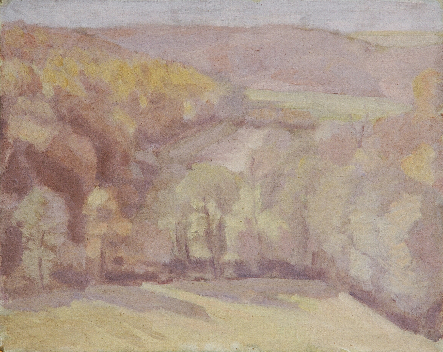Hügellandschaft, by Walther Gamerith, public domain