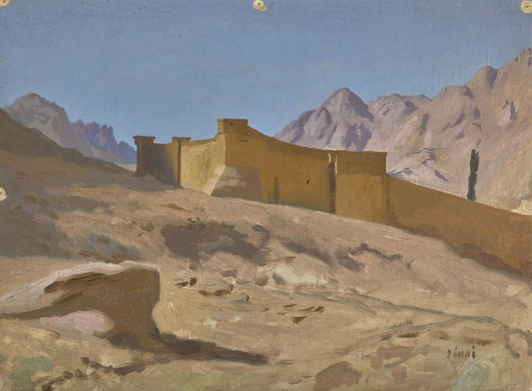 Le monastère de Sainte-Catherine, by Jean-Léon Gérôme, public domain