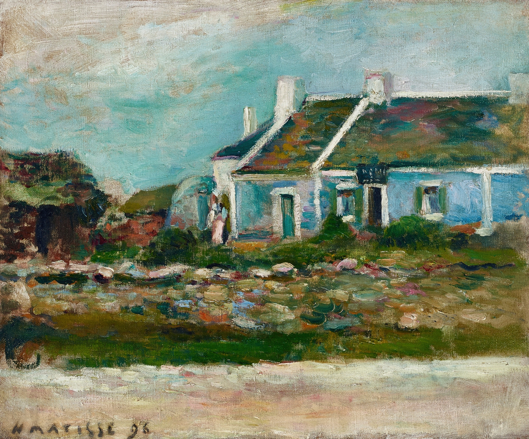 Entrée de cabaret Breton, by Henri Matisse, public domain