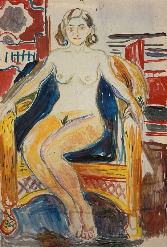 Edvard Munch's 'Girl from Nordland' captures a young girl in a striking expressionist style.