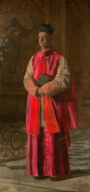 Portrait of Monsignor James P. Turner by Thomas Eakins.