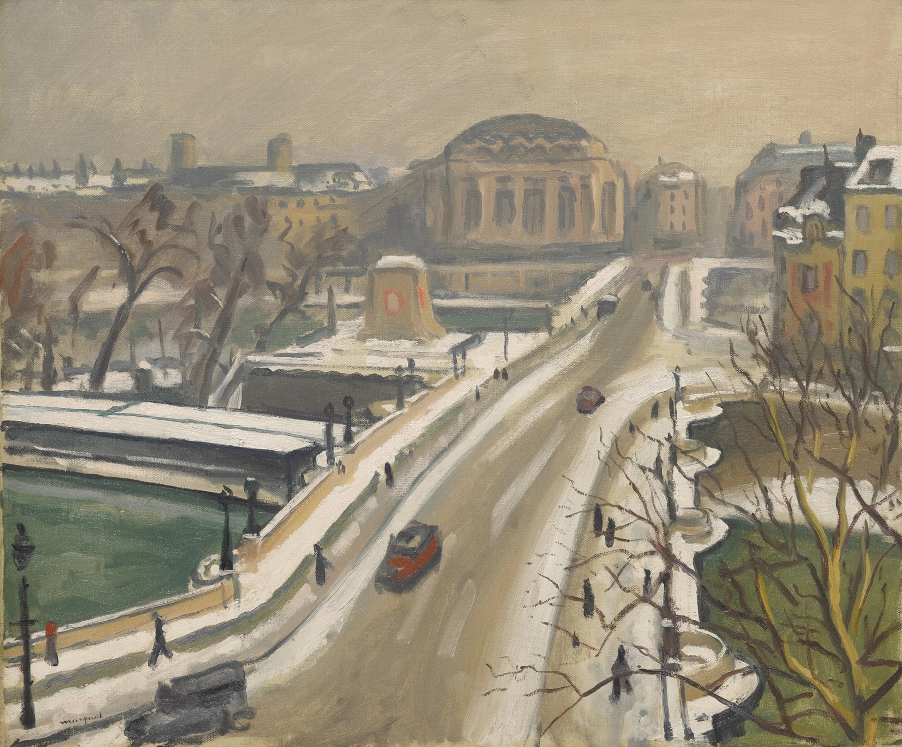 Le Pont Neuf, Paris, by Albert Marquet, public domain