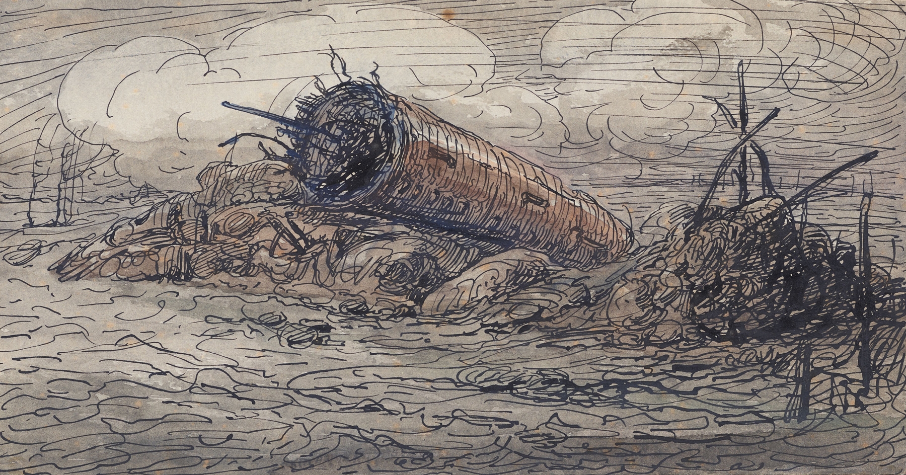 Ypres Remember, by Alfred Ost, public domain