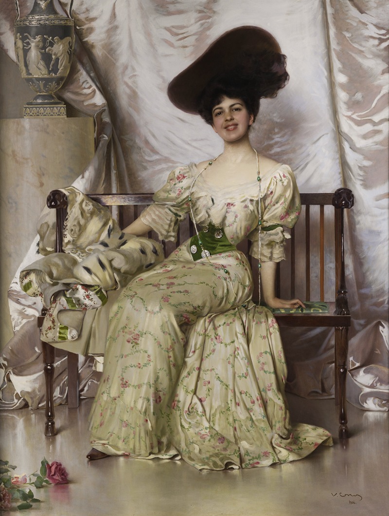 Portrait of Contessa Nerina Pisani Volpi di Misurata by Vittorio Matteo Corcos.