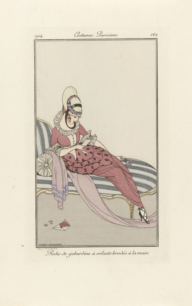 A striking portrait featuring a woman in a fashionable outfit.
