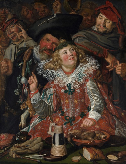 Frans Hals' 'Merrymakers at Shrovetide' captures a lively celebration.