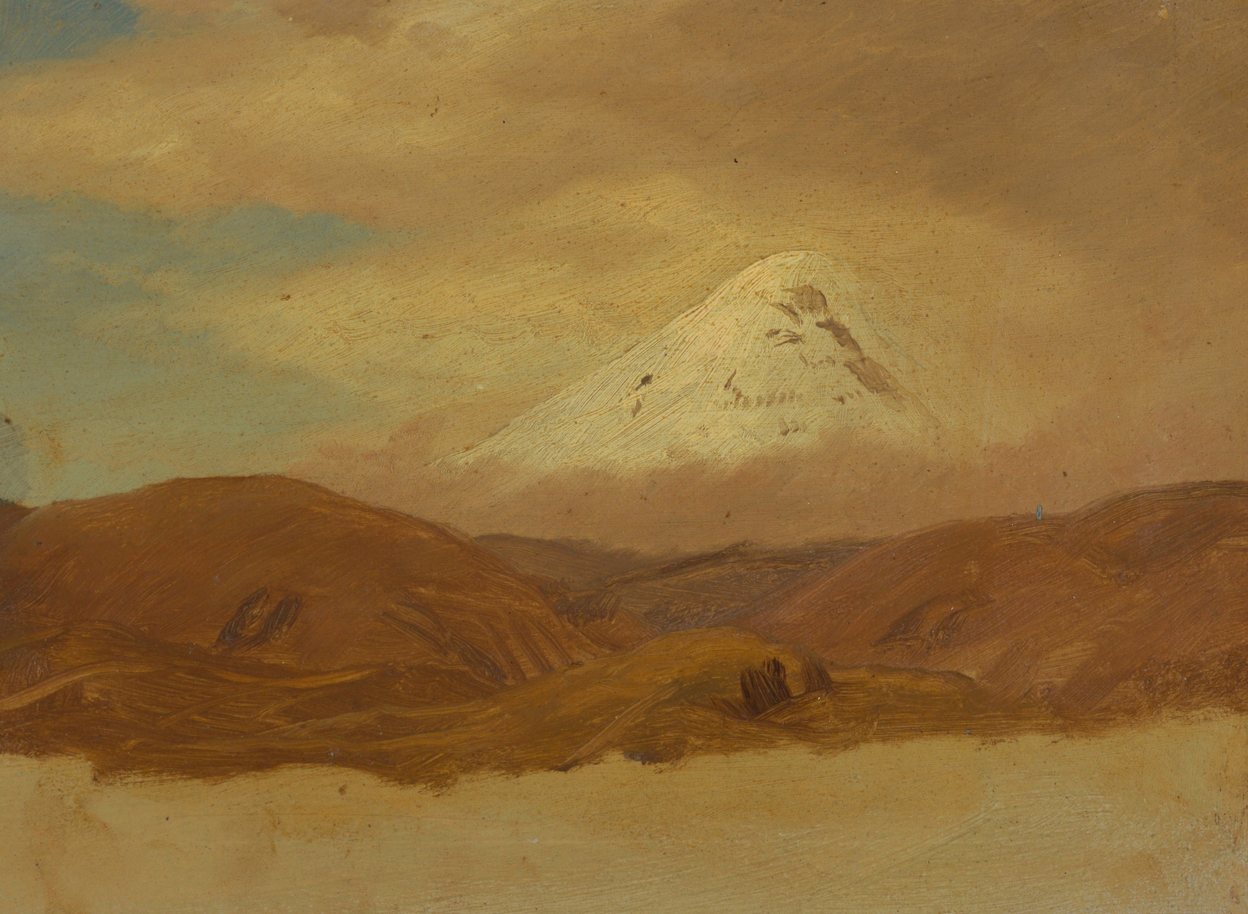 Ecuador, Mt. Chimborazo, by Frederic Edwin Church, public domain