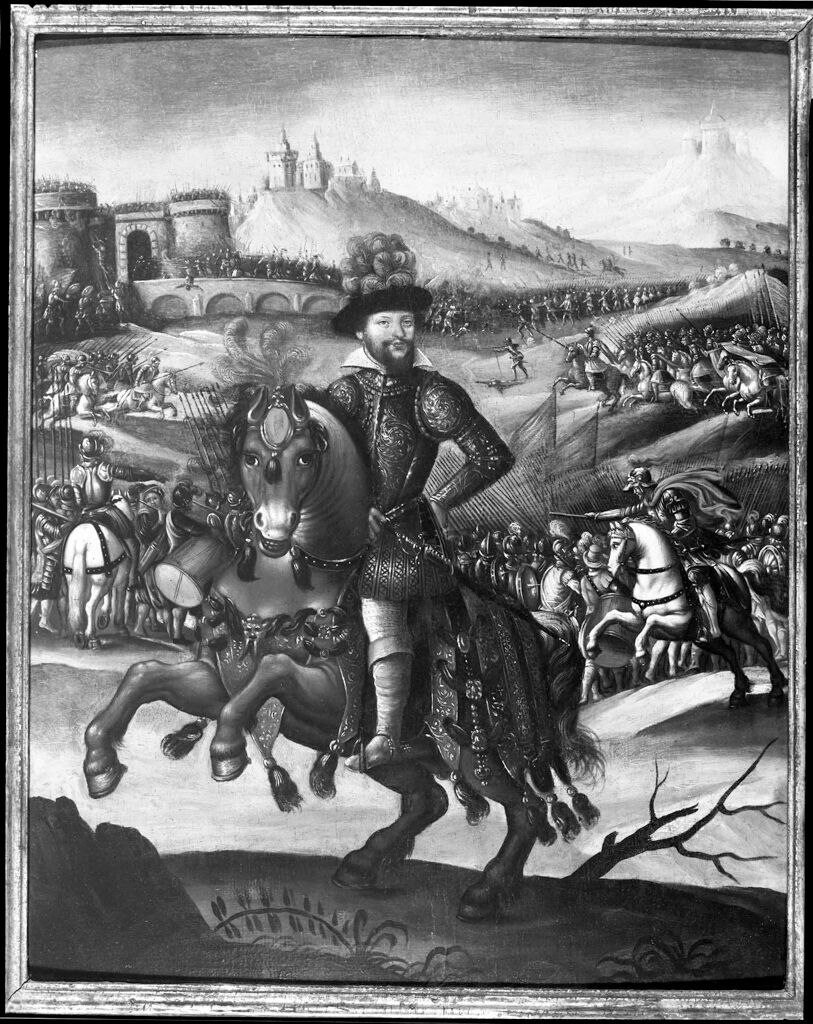 Equestrian Portrait of a Man, by Unidentified artist, public domain