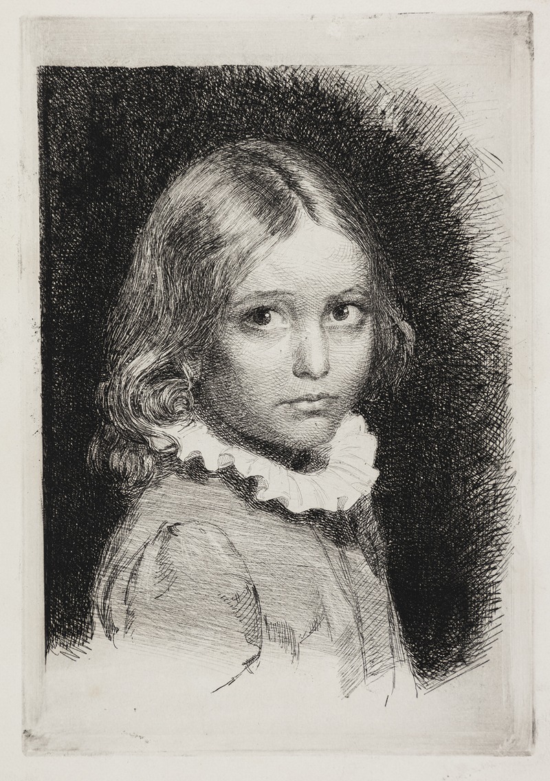 Portrait of Clara Emilie Rose Bloch by Carl Bloch.