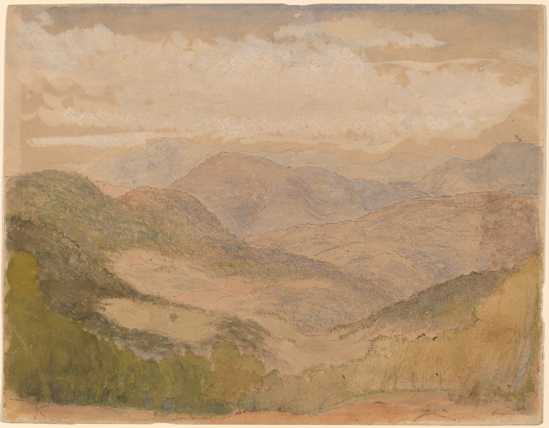 Landscape of Blue Ridge Mountains by Stanford White, c. 1898