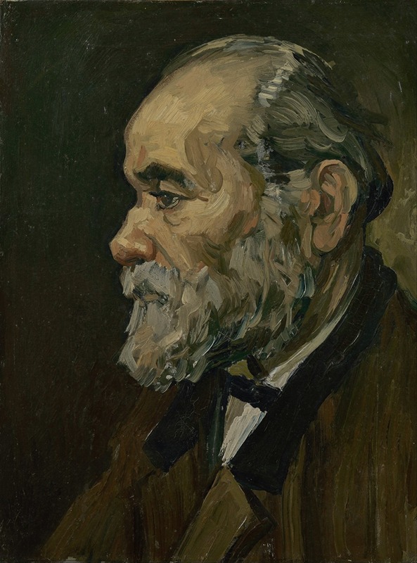 A portrait of an old man by Vincent van Gogh.