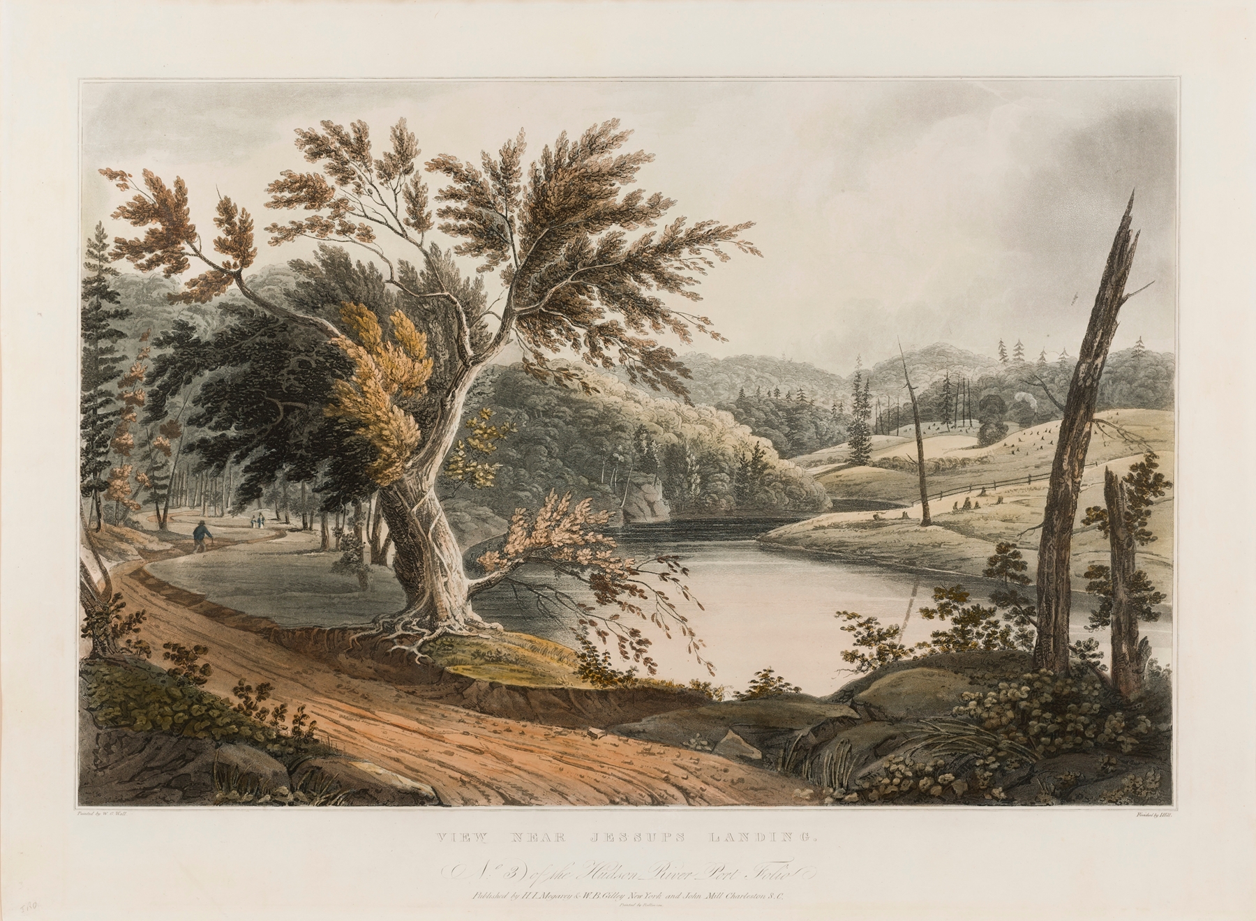 View near Jessup’s Landing, by William Guy Wall, public domain