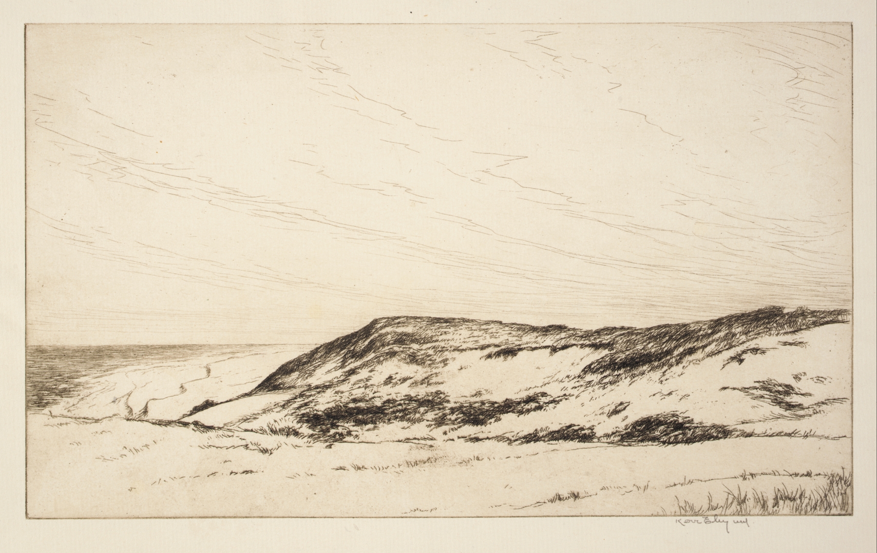High Land, Cape Cod, by Kerr Eby, public domain