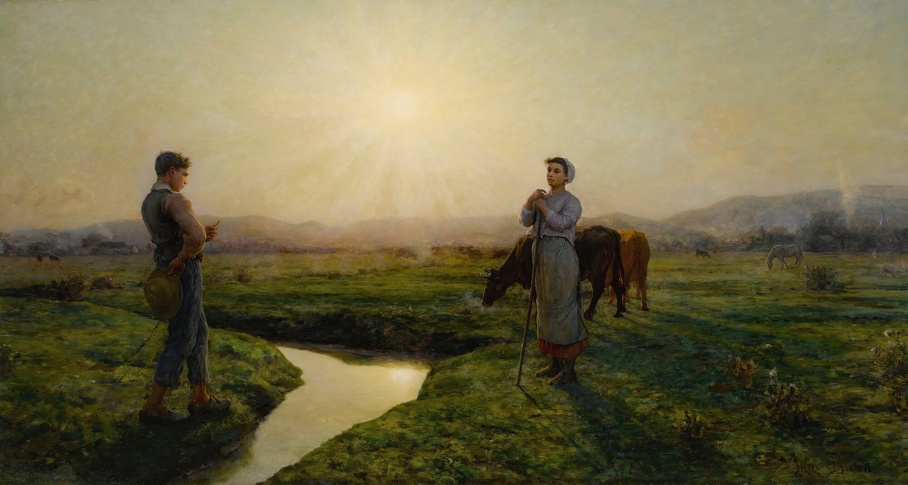 Le Matin, by Jules Breton, public domain