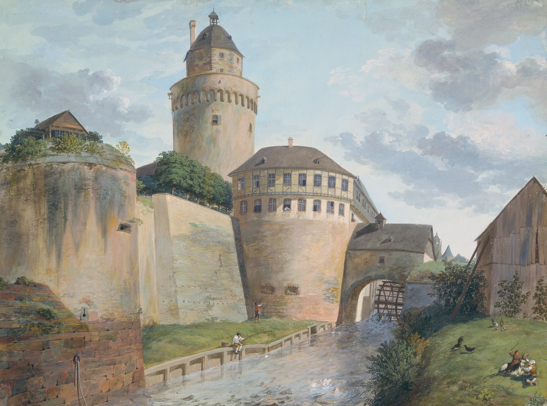 Der ehemalige Schneidwall, by Anton Radl, public domain